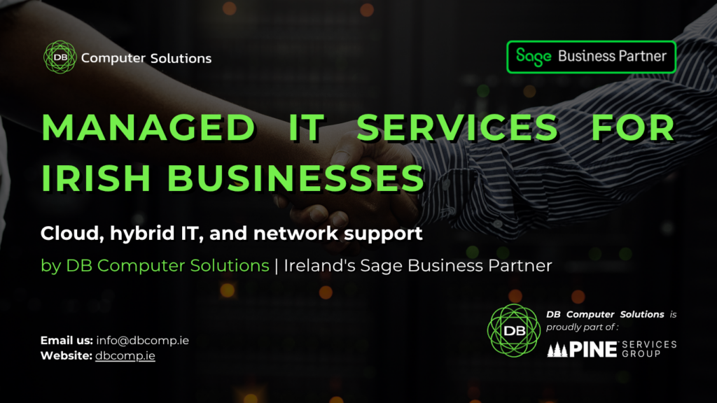Managed IT services for Irish SMEs - DB Computer Solutions server and cloud infrastructure support across Limerick, Cork and Dublin