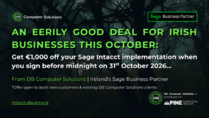Don’t Let Year-End Financials Freak You Out – €1,000 Off Sage Intacct Implementation Before 31st October